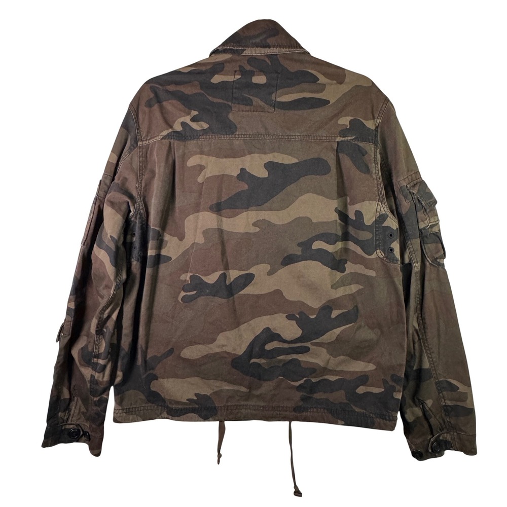 Vtg Gap Heavy Duty Fall 2004 Camo M65 Field Jacket Mens S Military Utility - Picture 2 of 14